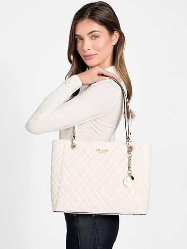 GUESS Isemay Quilted Shopper in Saudi Arabia