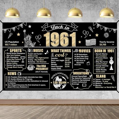 Large 30th Birthday Banner Backdrop Decorations for Men Women, Black Gold Back in 1995 Happy 30 Bday Sign Party Supplies, Thirty Birthday Photo Background Decor for Outdoor Indoor in Saudi Arabia