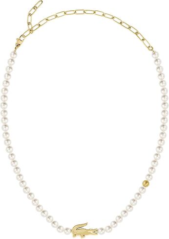Lacoste Jewelry Men's and Women's Matchpoint Glass Pearls and Necklace - Fashion Jewelry, Accessory - Gift for Him or Her in Saudi Arabia