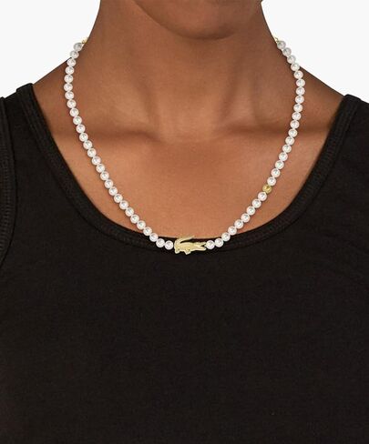 Lacoste Jewelry Men's and Women's Matchpoint Glass Pearls and Necklace - Fashion Jewelry, Accessory - Gift for Him or Her in Saudi Arabia