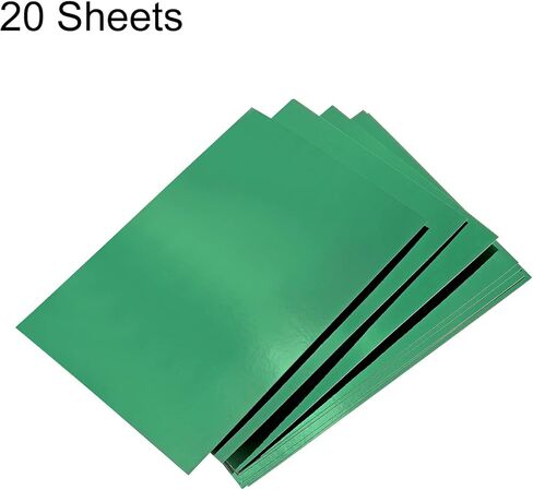 PATIKIL METALLIC FOIL BOHER CARD SCHETS ARTS & LANKS ، أنشطة الفصل الدراسي وصنع البطاقات 8 بوصة × 11 بوصة ، 92 رطل/250GSM ، الأزرق الفاتح ، حزمة 20 in Saudi Arabia