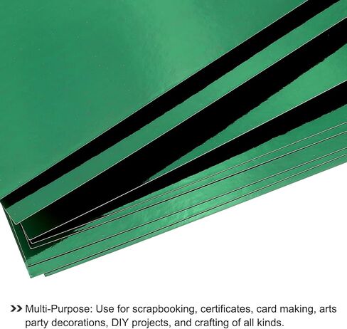 PATIKIL METALLIC FOIL BOHER CARD SCHETS ARTS & LANKS ، أنشطة الفصل الدراسي وصنع البطاقات 8 بوصة × 11 بوصة ، 92 رطل/250GSM ، الأزرق الفاتح ، حزمة 20 in Saudi Arabia