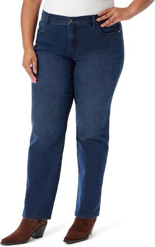 Gloria Vanderbilt Womens Amanda Classic High Rise Tapered Jean Plus in Saudi Arabia