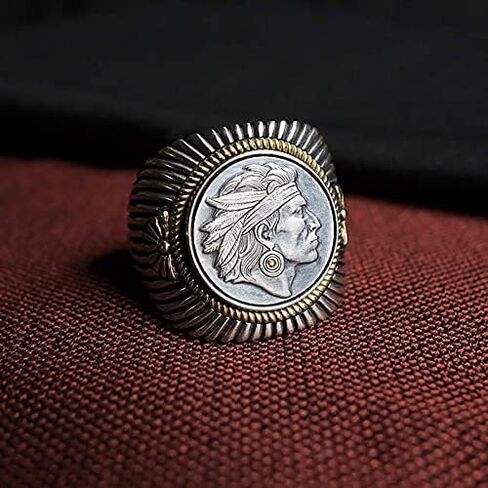 Hip Hop Tribal Chief Biker Ring for Men in Saudi Arabia