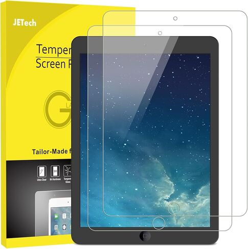 واقي شاشة JETech لجهاز iPad Air 11 بوصة M2 (2024)، طبقة من الزجاج المقوى 9H، شفاف عالي الدقة، عبوتان in Kuwait