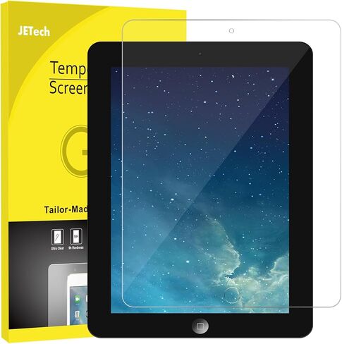 واقي شاشة JETech لجهاز iPad Air 11 بوصة M2 (2024)، طبقة من الزجاج المقوى 9H، شفاف عالي الدقة، عبوتان in Kuwait