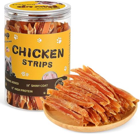 PAWUP Dog Treats, Chicken Jerky Strips, 12.5 oz in Saudi Arabia