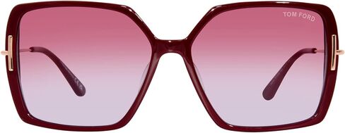 Tom Ford Joanna TF1039 69Z Sunglasses Women's Shiny Bordeaux/Red Gradient 59mm in Saudi Arabia