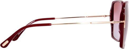 Tom Ford Joanna TF1039 69Z Sunglasses Women's Shiny Bordeaux/Red Gradient 59mm in Saudi Arabia