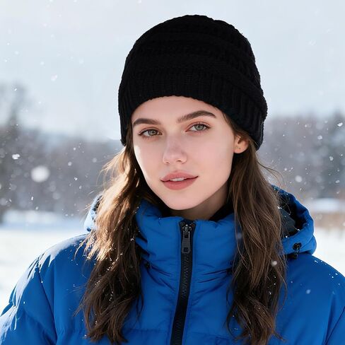choyaxo Fleece Knitted Hat Gloves Set Beanie and Gloves for Women Men Gifts in Saudi Arabia