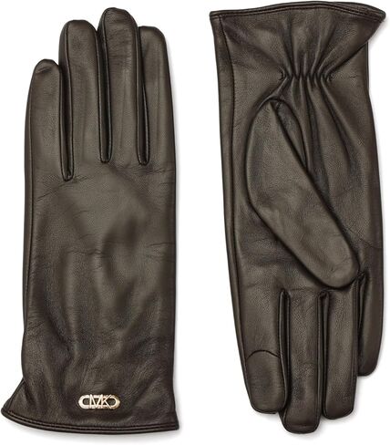Michael Kors Women's Mini Empire Classic Leather Glove, Stylish Glove Set for All Weather in Saudi Arabia