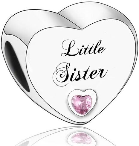 Mom Grandma Dad Grandad Stepmom Sister Friend BFF Love Heart Memorial Bead Pendant 925 Sterling Silver Dangle Compatible With Pandora Moments Charm Bracelet in Saudi Arabia