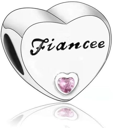 Mom Grandma Dad Grandad Stepmom Sister Friend BFF Love Heart Memorial Bead Pendant 925 Sterling Silver Dangle Compatible With Pandora Moments Charm Bracelet in Saudi Arabia