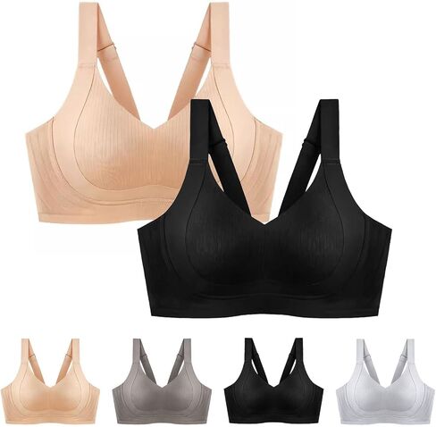 Shapewear Fabrics Lift Bra, Push Up Wireless Bra, Comfy Full Coverage Push Up Bra for Women in Saudi Arabia