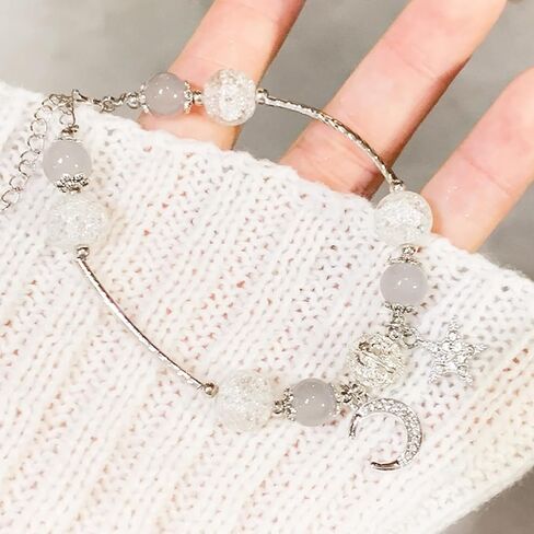Lucky Bracelet for Women & Men, Cute Retro Synthetic Agate Beaded Jewelry, A Thoughtful Gift for Loved Ones in Saudi Arabia