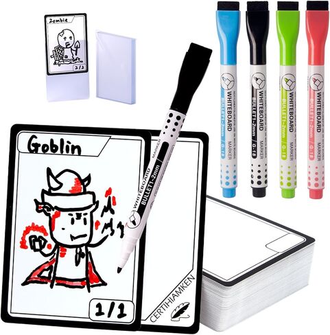 50 PCS رموز MTG Universal Universal مع 4 PCS MARKER ALES ARSERABLE CARD MTG PROXY CARD in Kuwait