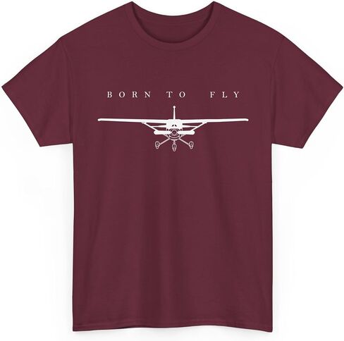 Born to Fly Tee, Airplane Aviation Flight Lovers Outfit - Unisex Shirt, Pilot Gift, Aircraft Enthusiast, Aviation Fan T-Shirt in Saudi Arabia