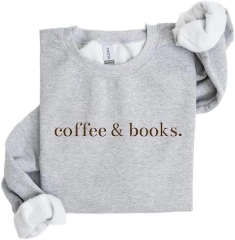 Coffee & Books Sweatshirt, Teacher, Books Club Shirt, Book Lover Gift, Back To School tShirt, Elementary Teacher Shirt, Book Club Matching Sweaters. in Saudi Arabia
