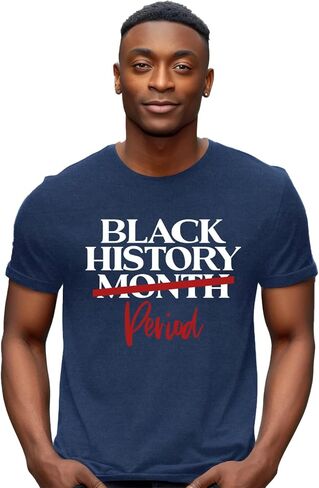 MAIHUN Black History Month Shirt for Men African American Tshirt Black Pride Tee Top in Saudi Arabia