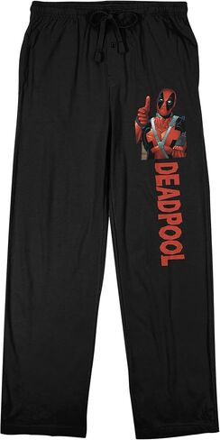 سروال النوم الأسود للرجال من Marvel Universe Deadpool Thumbs Up in Saudi Arabia