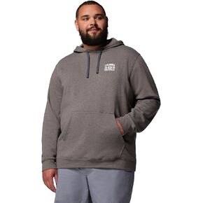 Columbia Mens Trek Graphic Hoodie, Charcoal Heather/Outdoor Arch, 1X in Saudi Arabia