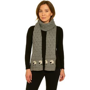 وشاح نسائي من صوف Aran Scottish Heritage بتصميم خروف، بلمسة نهائية يدوية، 100% صوف in Kuwait