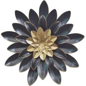 Wjterapuu metal flower wall decor, modern minimalist furniture decor sculpture artwork, suitable for indoor, outdoor,living room, kitchen, bedroom, office, garden decor artwork in Saudi Arabia