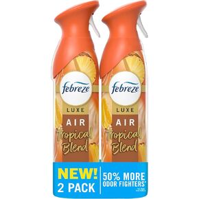 Febreze Air Freshener Spray, Odor-Fighting Room Spray, Tropical Blend Scent, 8.8oz, 2 Count in Kuwait