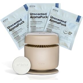 Aroma Therapist Amplifier Bundle – Portable Waterless Oil Diffuser Alternative with 3 Pre-Scented Aroma Pucks, Better Than Essential Oil Diffusers, Kids & Pets Friendly Scent Diffuser for Home. in Saudi Arabia