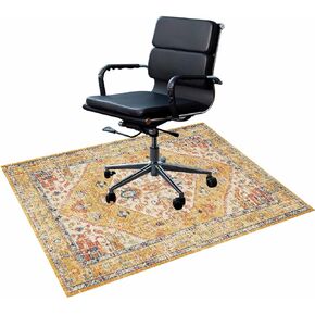 كرسي المكتب حصيرة ، كرسي كرسي كمبيوتر السجاد على سجادة كرسي مكتب السجاد للأرضيات المغطاة بالسجاد in Kuwait