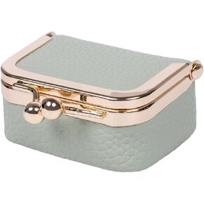 1 Pack Red PU Leather Mini Jewelry Box, Portable Jewelry Organizer Vintage-Inspired Coin Purse, Mini Travel Jewelry Case for Women in Saudi Arabia