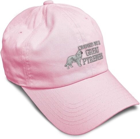 Custom Soft Baseball Hat Embroidered Hat Owned by A Great Pyrenees Dog Patou Men & Ladies Baseball Cap in Saudi Arabia