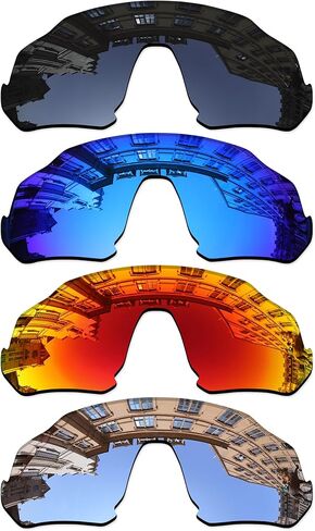 مجموعة Vonxyz مكونة من 4 عدسات بديلة لمجموعة نظارات Oakley Flight Jacket الشمسية in Saudi Arabia