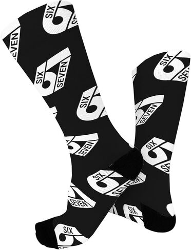 Fun Six Seven 6 7 Meme Design 6 7 Sock For Grandma in Saudi Arabia