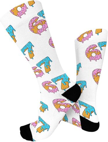 Fun Six Seven 6 7 Meme Design 6 7 Sock For Grandma in Saudi Arabia
