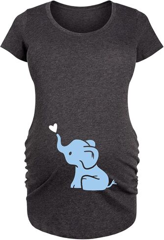 Baby Elephant Boys - Maternity Scoop Neck T-Shirt in Saudi Arabia