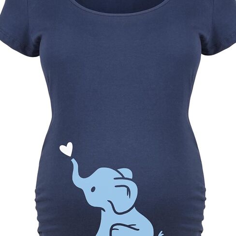 Baby Elephant Boys - Maternity Scoop Neck T-Shirt in Saudi Arabia