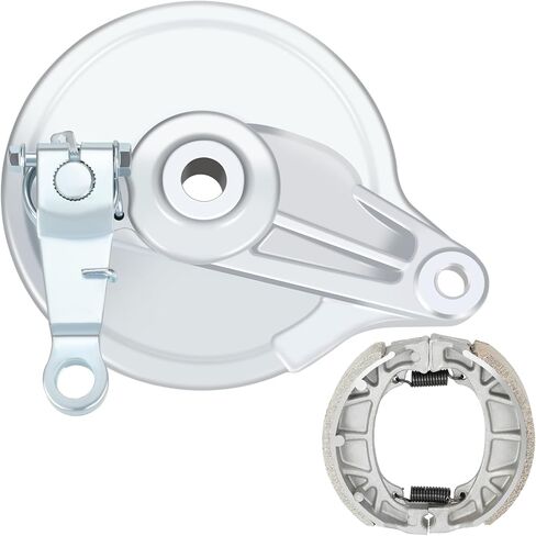 YOXUFA Mini Bike Brake Assembly with Drum Brake Cover Shoes Assembly Replacement for Baja Warrior Heat Massimo MB165 MB200 196cc 200cc 6.5hp Motorsports Mini Bike Accessories Parts in Kuwait