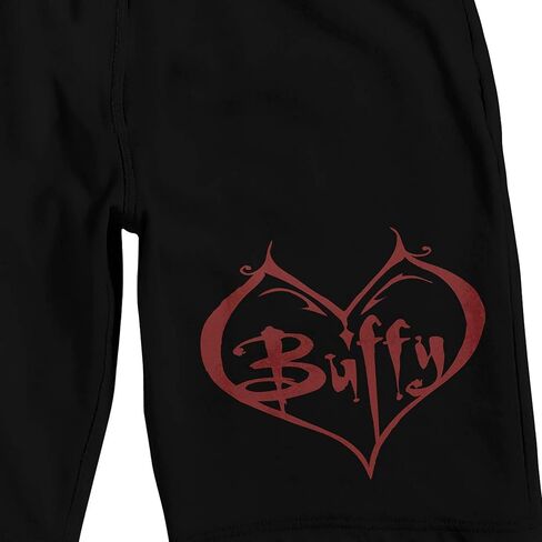 شورت بيجامة النوم الأسود للرجال من Buffy The Vampire Slayer Buffy Heart in Saudi Arabia