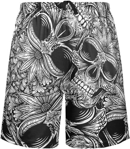 visesunny Men's Athletic Shorts Pajama Shorts with Pockets Stretch & Wicking S-XXL in Saudi Arabia