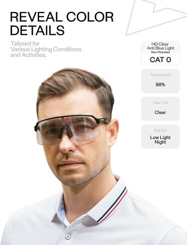 Mryok Blue Light Blocking Replacement Lenses for Bose Tempo - HD Clear Anti-Blue Light in Saudi Arabia