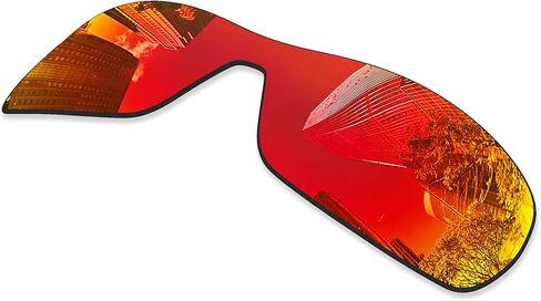 4 Pairs Ploarized Replacement Lenses for Oakley Antix OO9077 Sunglasses - Black + Silver Titanium + Ice Blue + Fire Red in Saudi Arabia