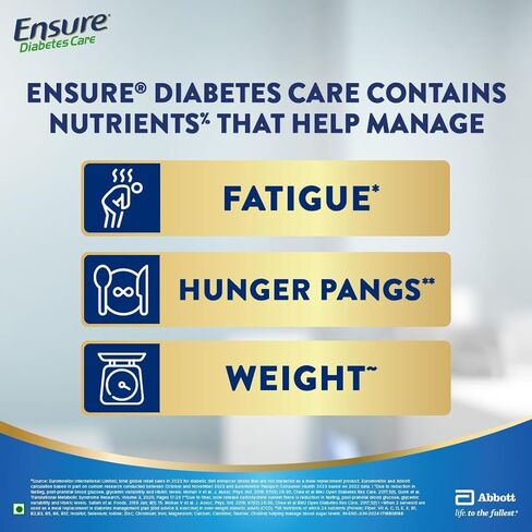 Ensure Diabetes Care Chocolate Flavored Nutrition Drink Mix for Blood Sugar Control, 400g Box, Pack of 2 in Saudi Arabia