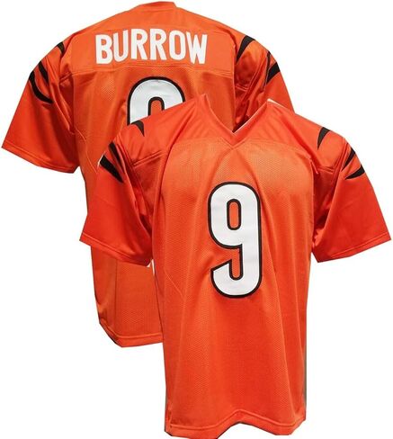 Generic Custom Stitched Joe Burrow Youth Orange Jersey Size Youth Medium in Saudi Arabia