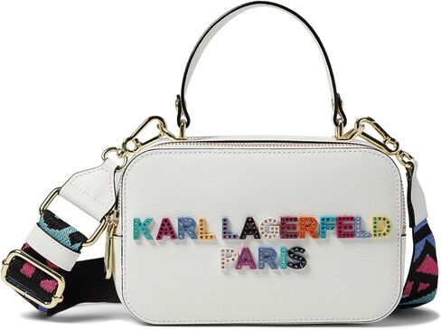 KARL LAGERFELD womens Simone Camera Crossbody With Logo in Saudi Arabia