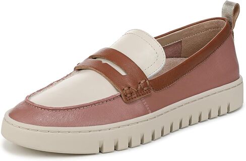 حذاء Vionic نسائي Uptown Loafer Cinder Rose جلد متعدد الألوان 7.5 عرض in Saudi Arabia