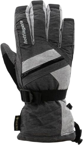 hotfingers Women's Clipper GT Glove - Waterproof Winter Insulated Gloves with Grip Palm, Zipper Pocket and Adjustable Cuff in Saudi Arabia