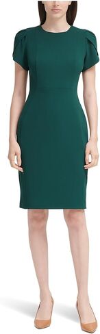 Calvin Klein Womens Tulip Sleeve Sheath in Kuwait