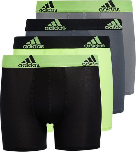 adidas Youth Performance Boxer Brief, Kids Underwear, Athletic Fit Microfiber Boxer Briefs in Saudi Arabia