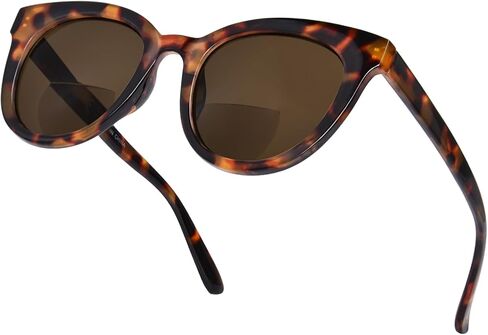 Bifocal Reading Sunglasses for Women Fashion Cat Eye Sun Readers UV400 Protection Outdoor Reading Sunglasses in Saudi Arabia
